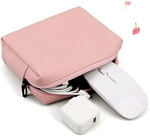 Jieseing fofo PU Leather Women Laptop Bag Sleeve Notebook carregando bolsa de mouse