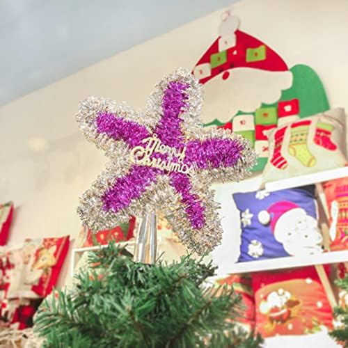 Decorações de Natal Árvore Top Star Decoração Estrela Acessórios de Natal Pingente de Estrela Surnta