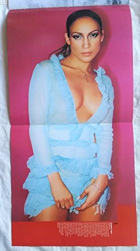 FHM Magazine 100 Mulheres mais sexy 2001 Jennifer Lopez Center Fold