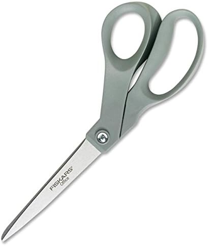 Fiskars Straight Handle Scissors, 8 polegadas, lâminas de aço inoxidável