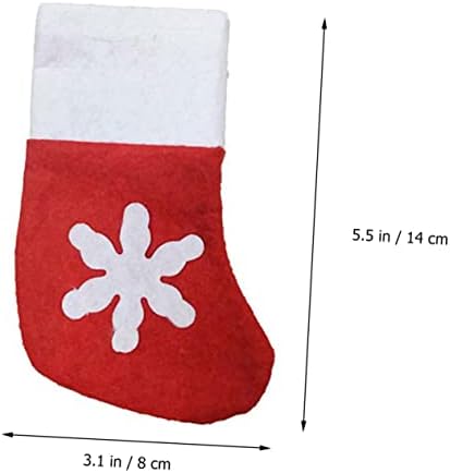 Nolitoy 24 PCs Decoração de Natal Socks Chrismas Socks Bola Bola Navideñas para Ornamentos de Árvore