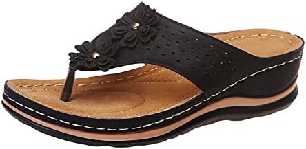 Sandálias flip roman t em clipe confortável com base em sandálias abertas com arco tira slider slider verão