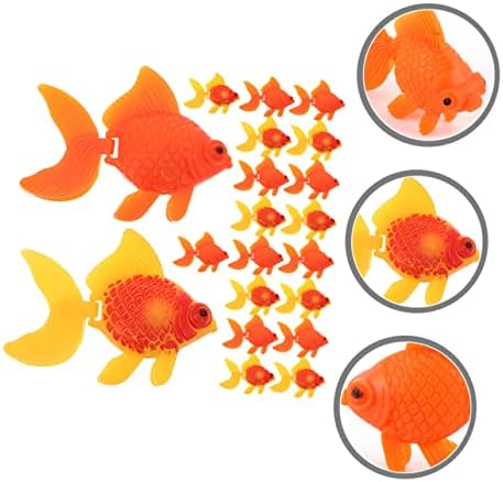 Yarnow 20pcs Acessórios artificiais de aquário de peixe dourado