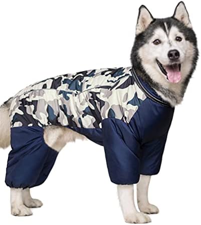 Jackets de cachorro grandes roupas de cães à prova d'água roupas de lã quente de lã de lã de cachorro
