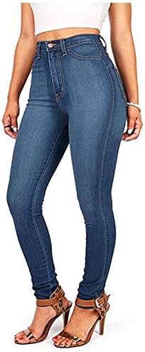 Jeans de cintura alta lariau para mulheres botão de poliéster diariamente mulher y2k calça jeans de