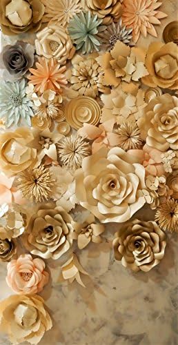 Modelo de flor de papel Padrão de kit DIY faça seu próprio cenário de flores Cartão de decoração