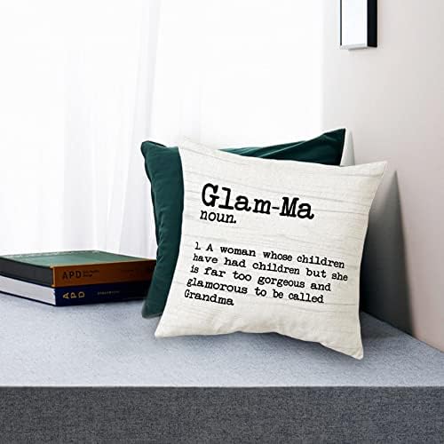 Decorações de travesseiros com tema da avó de Sidhua para casa, Farmhouse Grandma Glam-Ma