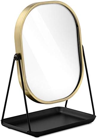 Espelho superior da mesa de ampliação de Navaris - espelho de maquiagem de vaidade de ampliação