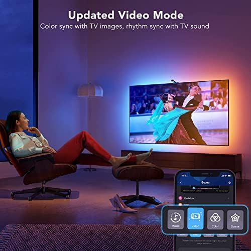 Govee Envisual TV LED Lights com pacote de câmera Smart Bulbs 4Pack