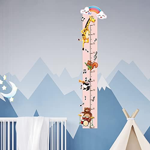 Adesivos de parede de lavanderia de medição do instrumento de medição infantil adesivo de altura do bebê