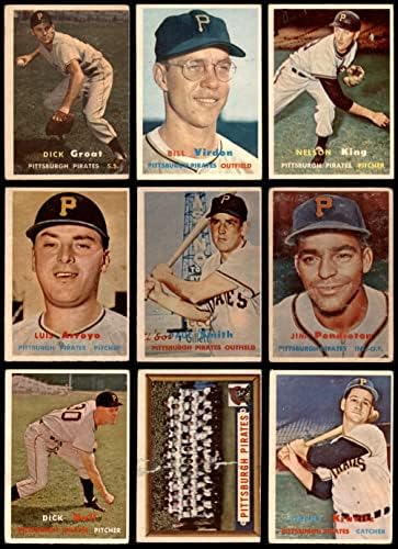 1957 Topps Pittsburgh Pirates Team Set Pittsburgh Pirates GD+ Pirates