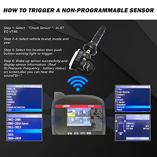 TPMS Sensor, 315MHz Sistema de monitor de pressão dos pneus 42753-SWA-316.42753-SWA-A53 para 8-12 Honda