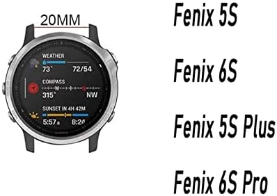 Modband 20mm Smart Watch Band tapas para Garmin Fenix ​​6 6s 6x Pro 5x 5 5s Plus Rapul
