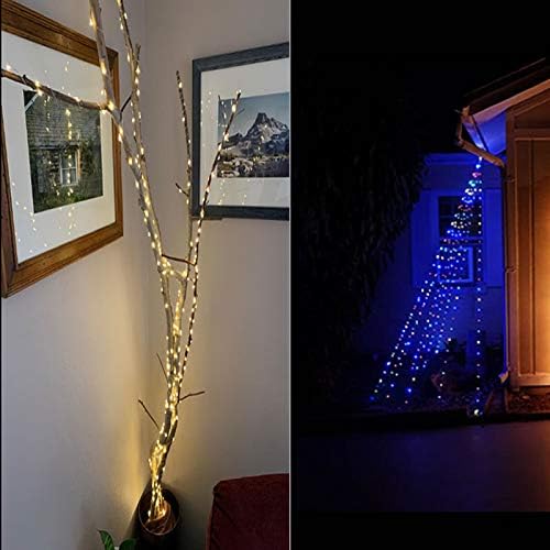 Yasenn Fairy Light 300led Firefly Bunch Lights 9,8ft x10, Luzes de cordas de Firefly Starry Bunch para decorações