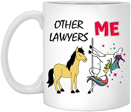 Outros advogados Me Unicorn Caneca Advogada Presentes para Mulheres 11oz