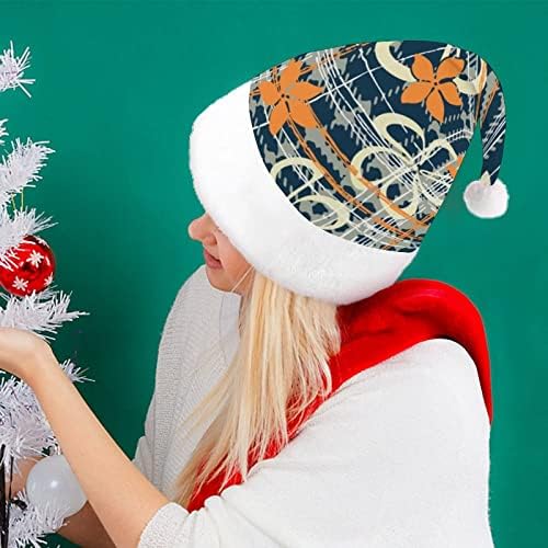 Chapéu de natal de laranja chapéu de Natal personalizado decorações engraçadas de natal