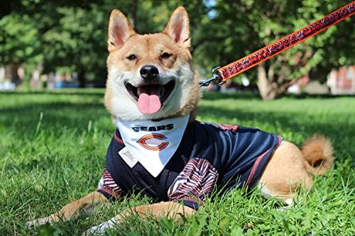 T-shirt de animais de estimação da equipe da Zubaz NFL para cães, Minnesota Vikings, médio