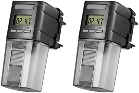 Patkaw Timer Automático alimentador de tartaruga de 2 alimentador de peixe automático alimentador de