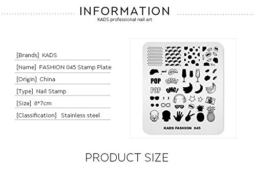 Placas de estampagem da arte de kads Modelos de carimbo de moda Modelos de imagem de impressão