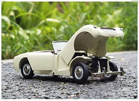 Tuoxiang Scale Modelo 1:18 Para Austin Healey Ligolate Modelo de carro fundador de carro Ornamentos de carro