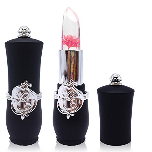 Maquiagem para kits de mulheres negras Lipstick Lip Jelly Magic Color Crystal Flower Temperature Beleza