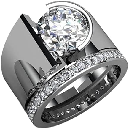 Tamanho 6 anéis Casal anel de engajamento anel Anel simples Acessórios femininos Tamanho do anel