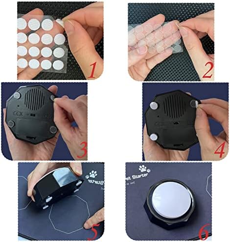 Botões de cachorro kivirap para botões de comunicação de cães, botões de cachorro para placa de comunicação