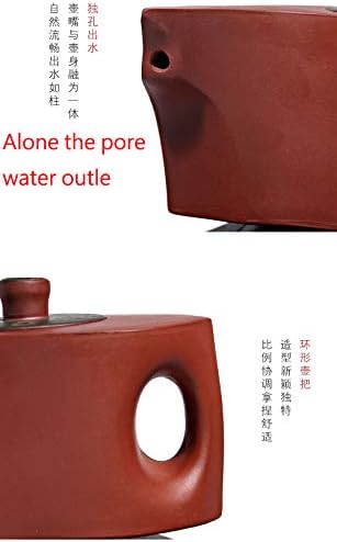 Tai chi baguua conjunto de chá 12 onças chinês yixing zisha argila cerâmica handmade tea pote cerâmica