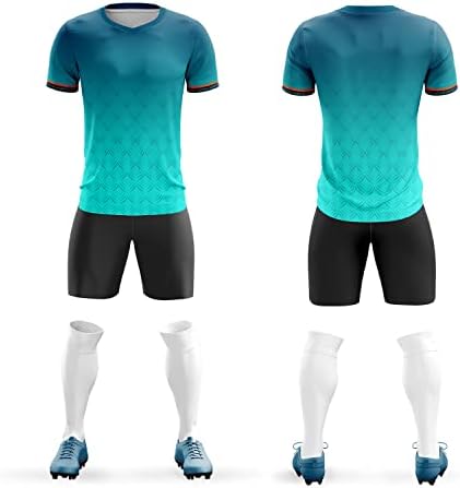 Jersey de futebol personalizada e shorts futebol uniforme para homens/mulheres/juventude Número de impressão
