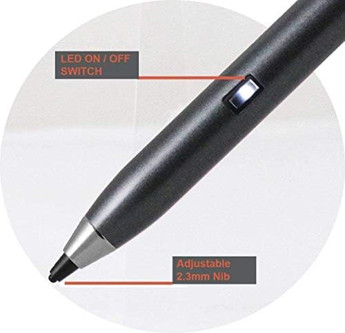 Caneta de caneta ativa digital de ponto de prata broonel - compatível com samsung galaxy tab s 10.5 tablet
