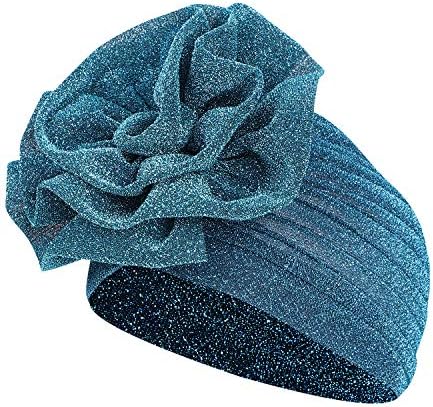 Mulheres Turbano Flower Caps Chemo Head envolta boné Capinho de turbante Turbano capa da cabeça Flor Knot