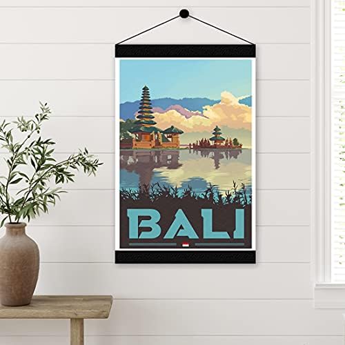 Indonésia Bali Vintage Travel Posters de todo o mundo Paisagem Arte da parede Decoração Pintura Pintura