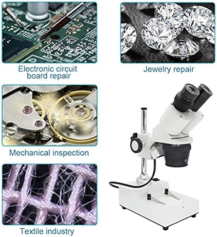Microscópio estéreo binocular Ylhxypp Iluminação LED Industrial Microscópio Industrial Ferramenta