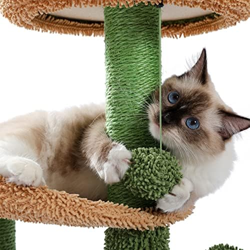 Árvore de gato estável árvore de gatos modernos e aconchegantes poleiros exclusivos de gato brinquedos