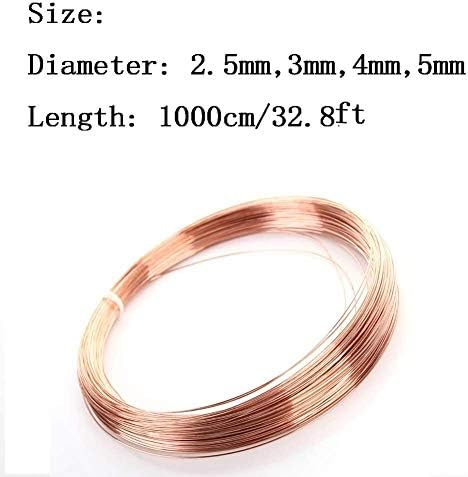Yuesfz Bobina de fio de fio de cobre nua Bobina elétrica sólida 99,9% Pure Natural Matérias -primas industriais