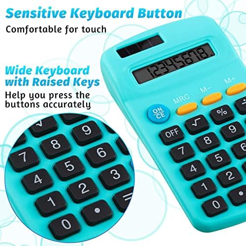 Calculadora de função do aluno de tamanho de bolso calculadora de bateria solar básica Mini calculadora