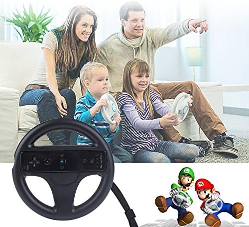 Mario Kart Wii Rodas de direção, Roda de corrida Techken Mario Kart para Nintendo Wii, Mario Kart, Tank