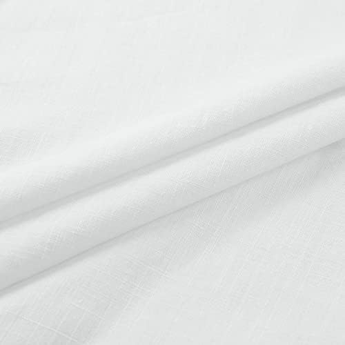 Camisas casuais de linho de algodão feminino Ladies 3/4 de manga Jacquard Tops PLUS PLUS