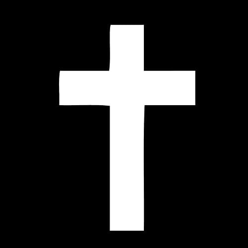 Religioso Cristão Cruz Silhueta 6 Adesivo de vinil Decalque cargo