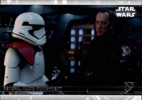 2020 Topps Star Wars The Rise of Skywalker Série 245 Cartão de comércio de punição do general Hux