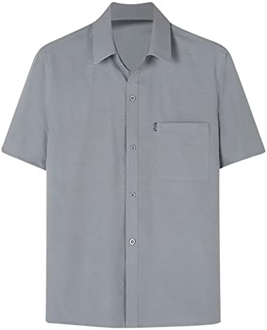 Camisetas de tshirts de verão bmisEgm para homens de verão de meia idade e idosos camisas de manga curta