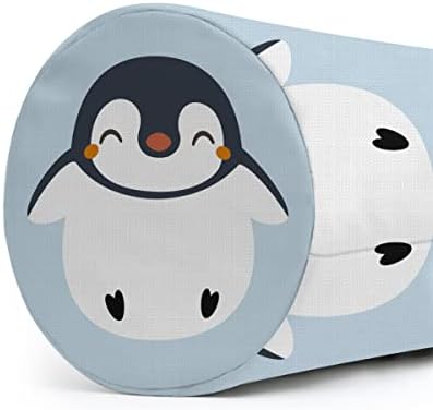Cute PenguindrawString impermeável cesto de roupa dobrável, cesta de armazenamento de roupas sujas, organizador