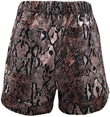 Shorts casuais para mulheres Summer High Waister Lounge Shorts confortáveis ​​com shorts atléticos Holida