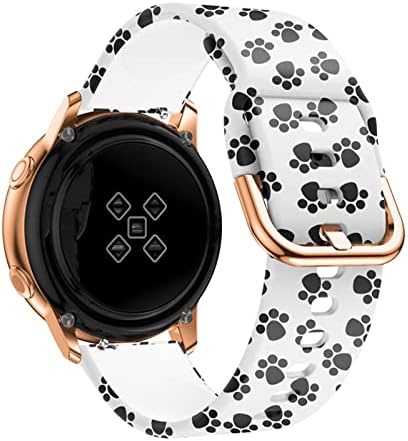 Kavju 18mm Pintura Silicone Watch Band para Garmin Vivoactive 4S Vivomove 3s Smart Watch for Garmin