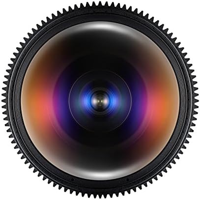 Rokinon Cine DS 12mm T3.1 Ultra Wide Cine Fisheye Lens para Canon Eos EF DSLR Câmeras - Compatível