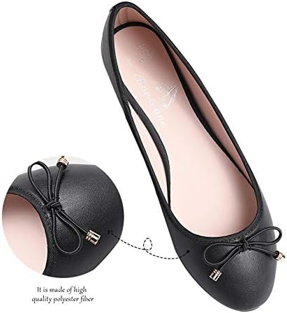 Escolha Women Women lantejous sapatos planos de balé confortável salas de dança latina casual Ladies Ladies Leather