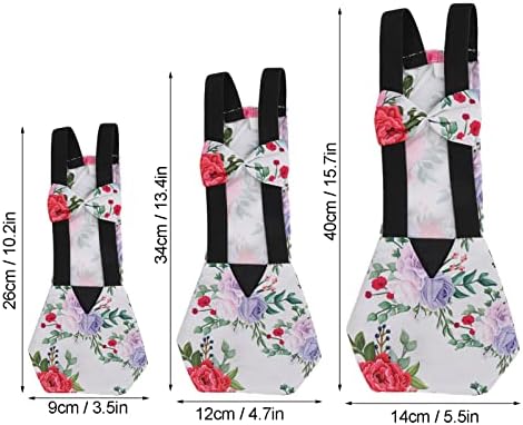 Fraldas de frango de estimação fraldas de patinho da moda fraldas laváveis ​​para animais de estimação com gravata