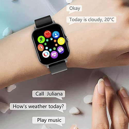 Relógio inteligente para iOS, Android, multifuncional Bluetooth Talk Smartwatch, Monitoramento de Saúde Remoto