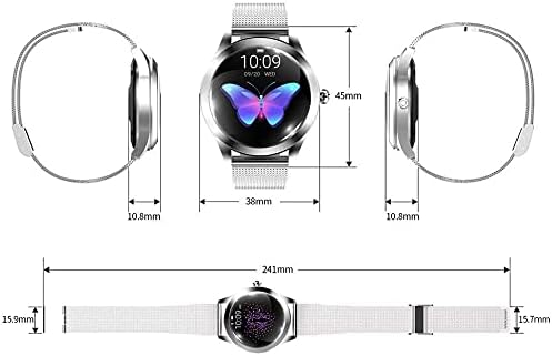 Relógio inteligente KW10, tela sensível ao toque redonda IP68 Smartwatch Smartsper