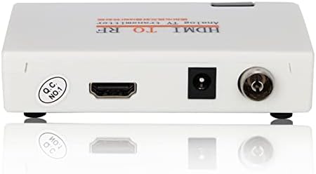 Caixa de conversão HDMI para RF, adaptador de conversor coaxial HDMI para RF, a frequência de